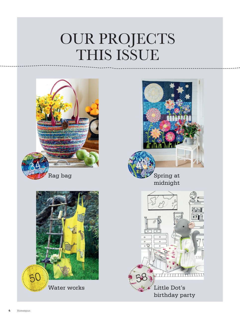 Homespun Preview Pages