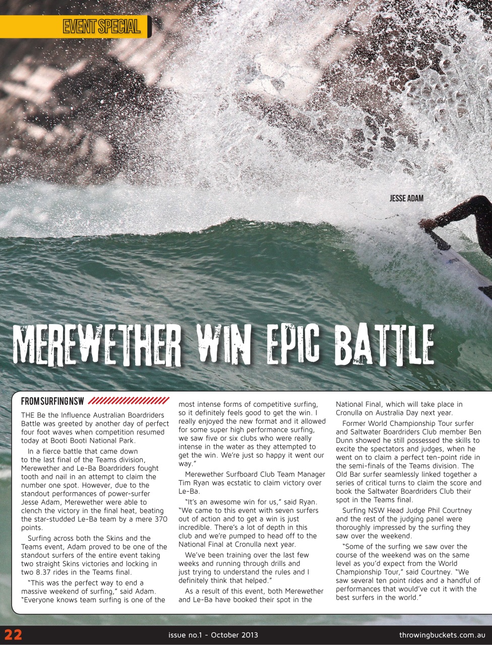 Throwing Buckets Preview Pages