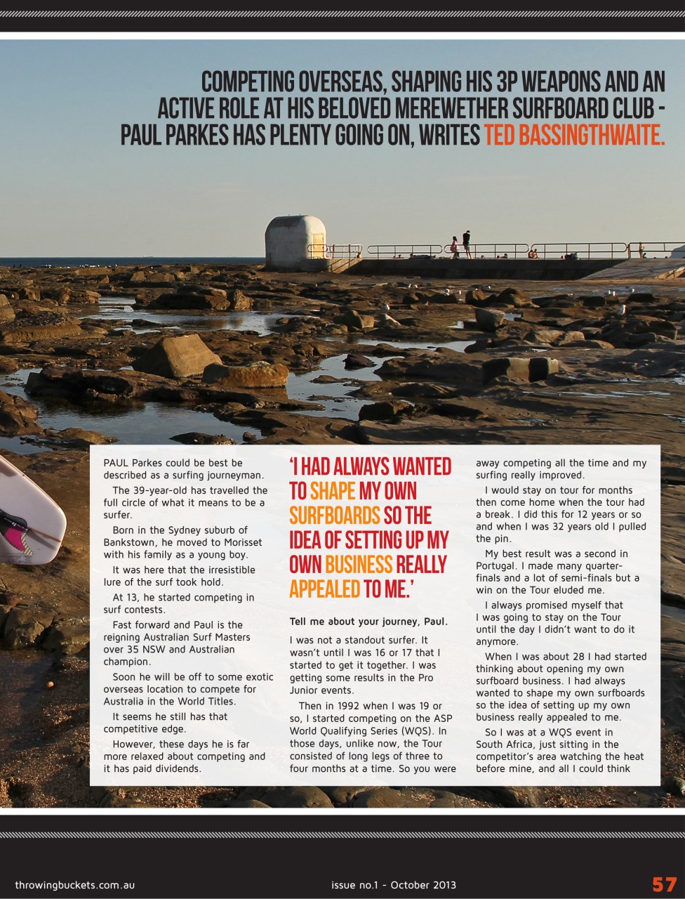 Throwing Buckets Preview Pages