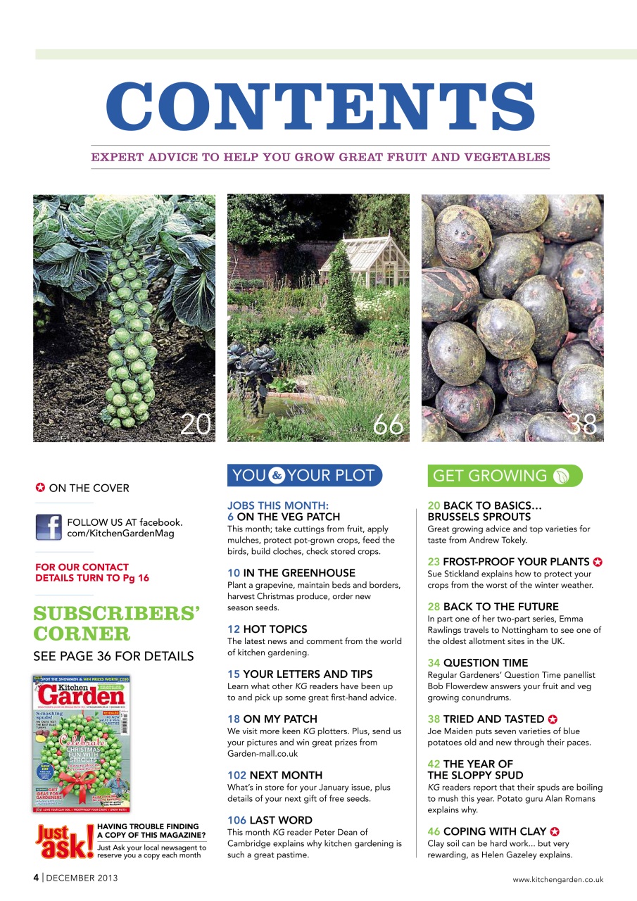 Kitchen Garden Magazine Preview Pages