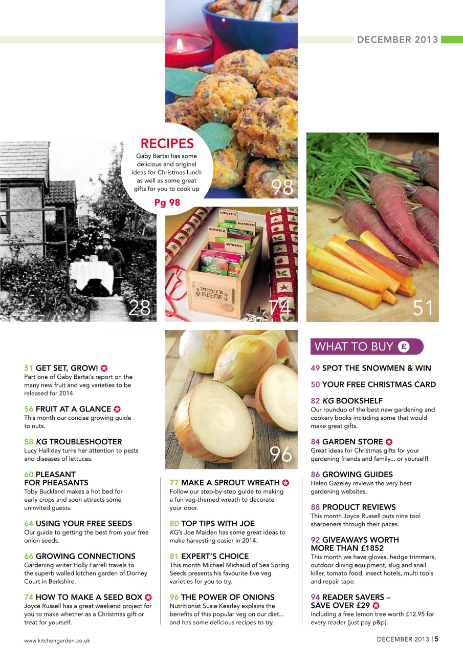 Kitchen Garden Magazine Preview Pages