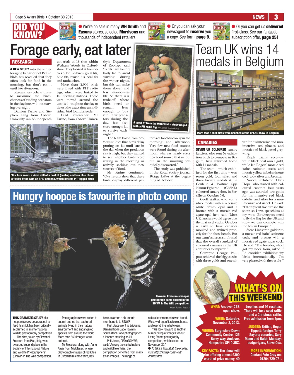 Cage & Aviary Birds Preview Pages