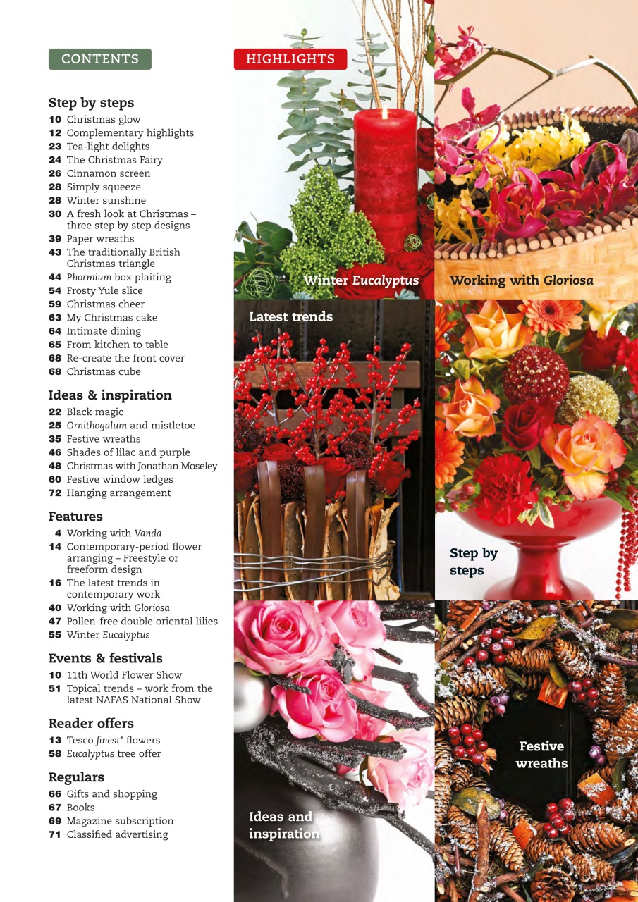 The Flower Arranger Preview Pages