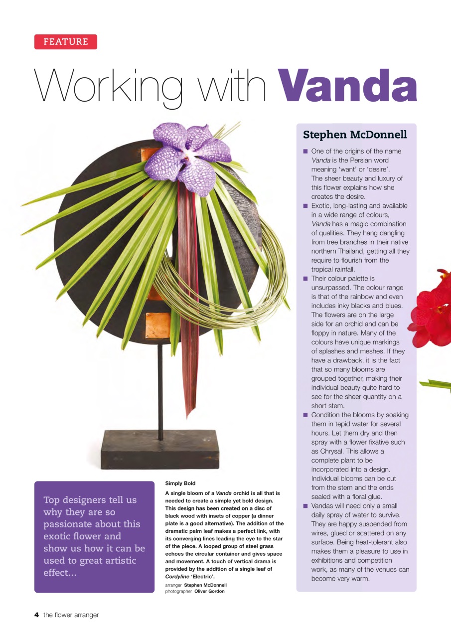 The Flower Arranger Preview Pages