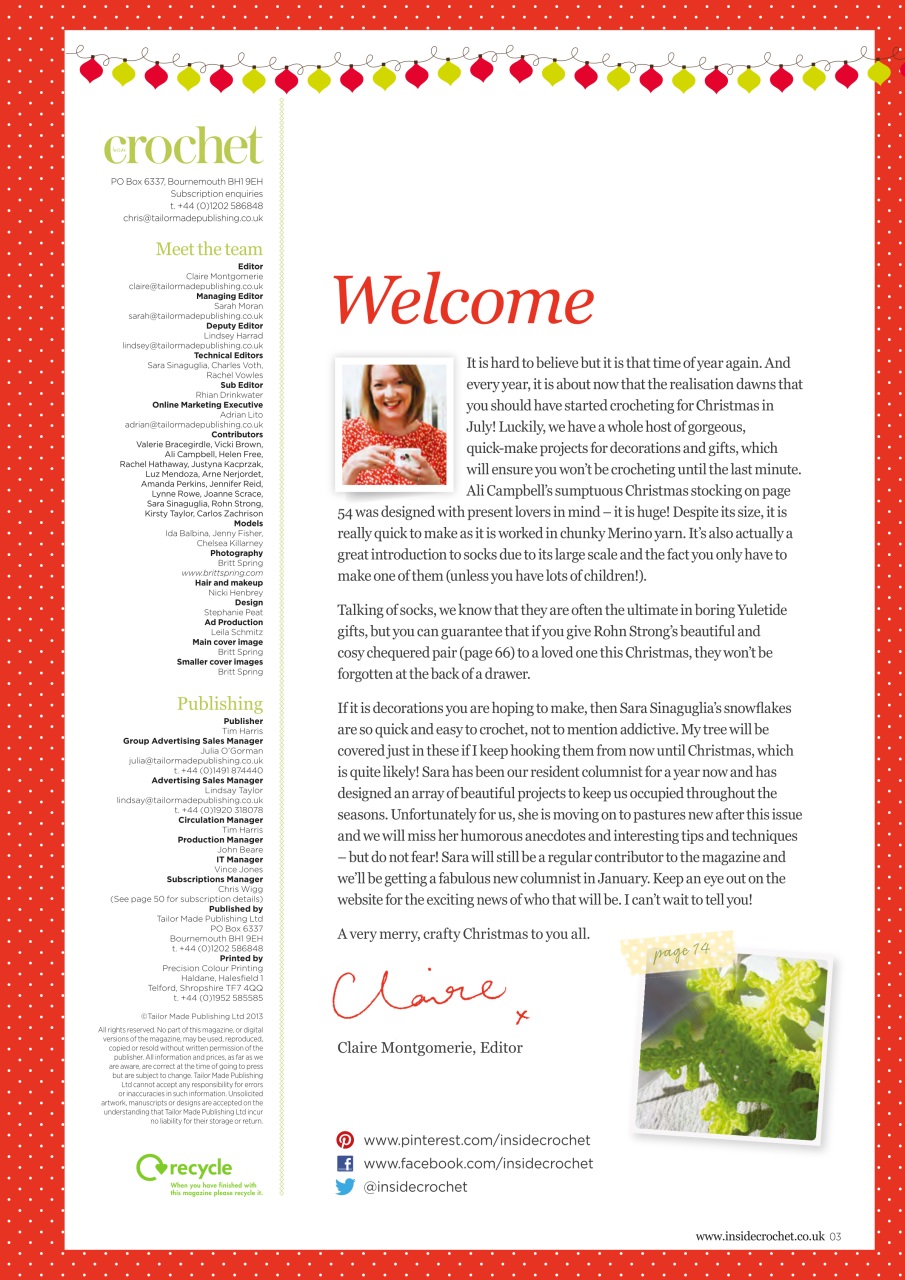 Inside Crochet Preview Pages