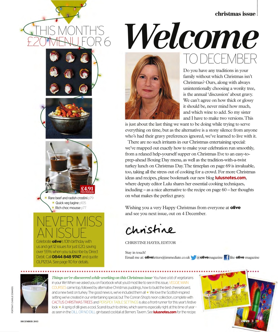 Olive Magazine Preview Pages