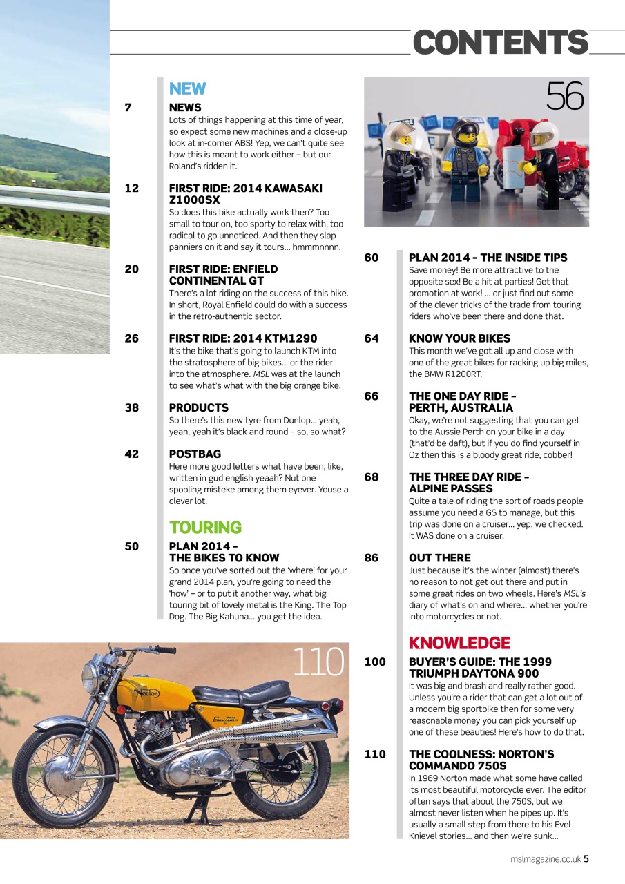 Motorcycle Sport & Leisure Preview Pages
