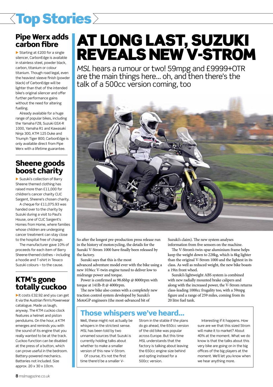 Motorcycle Sport & Leisure Preview Pages