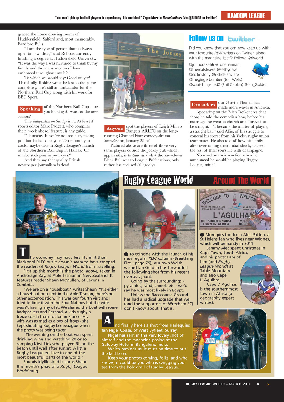 Rugby League World Preview Pages