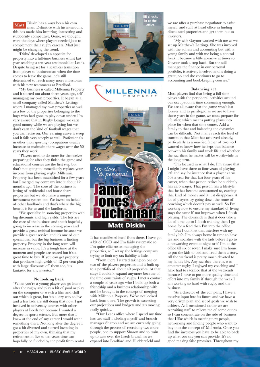 Rugby League World Preview Pages