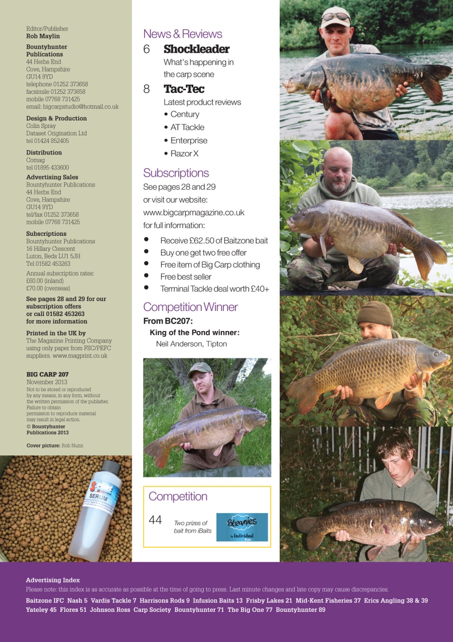 Big Carp Magazine Preview Pages