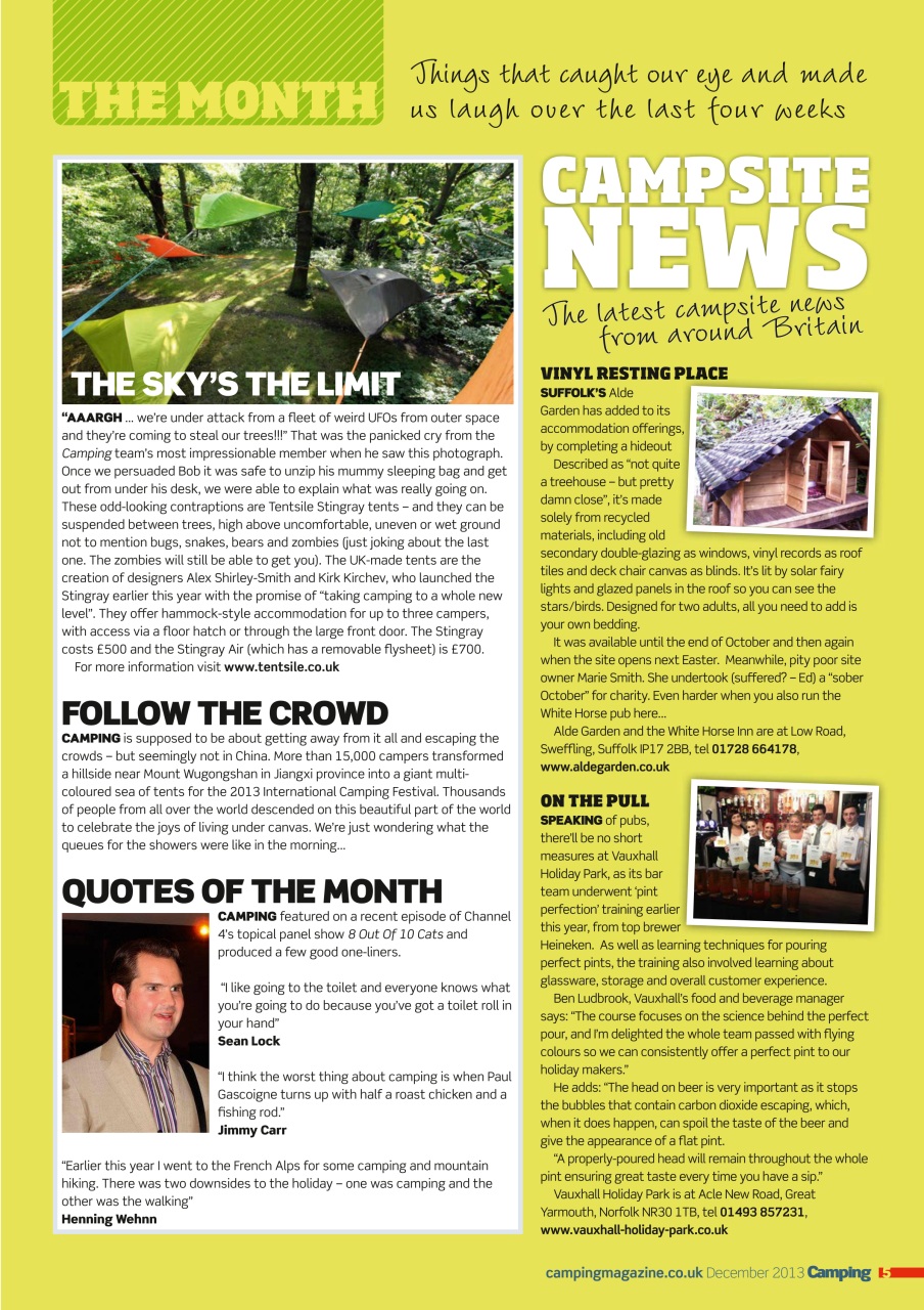 Camping Preview Pages