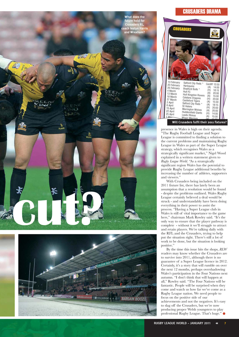 Rugby League World Preview Pages
