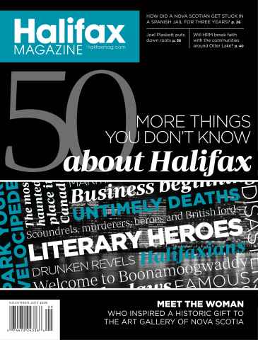 Halifax Magazine issue November 2013