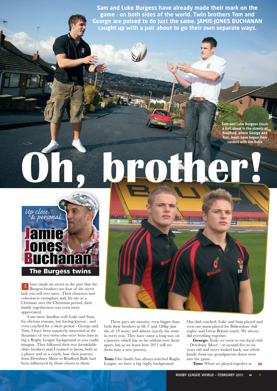 Rugby League World Preview Pages