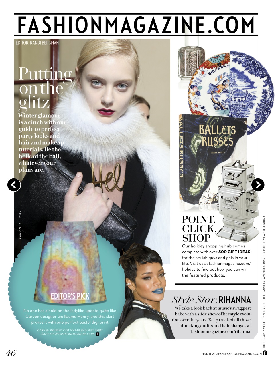 Fashion Magazine Preview Pages