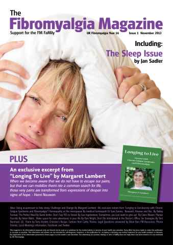 Fibromyalgia Magazine issue Fibromyalgia Magazine Nov. 2013