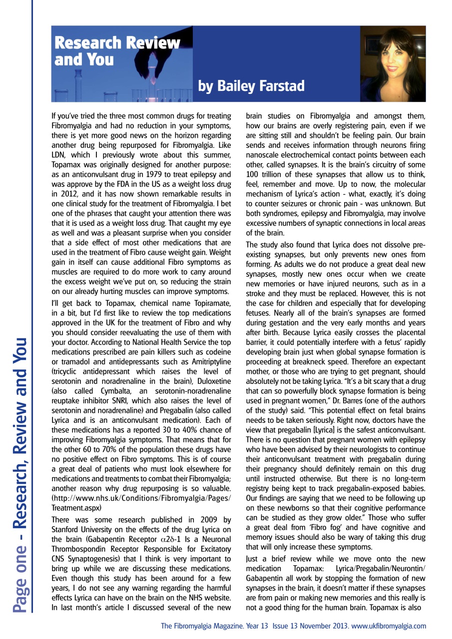 Fibromyalgia Magazine Preview Pages