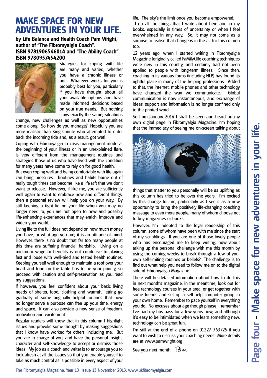 Fibromyalgia Magazine Preview Pages