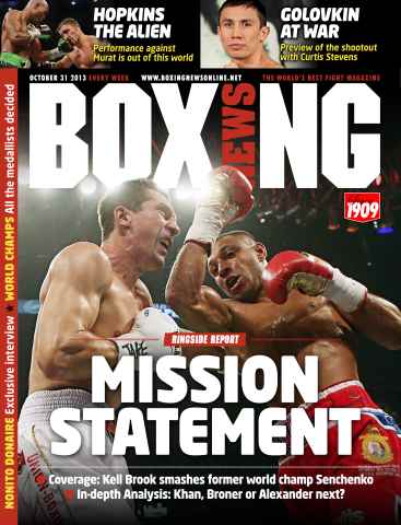Boxing News issue October 29 2013