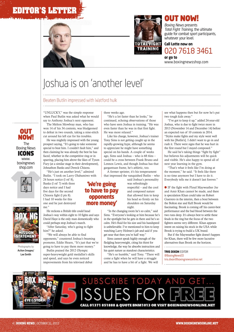 Boxing News Preview Pages