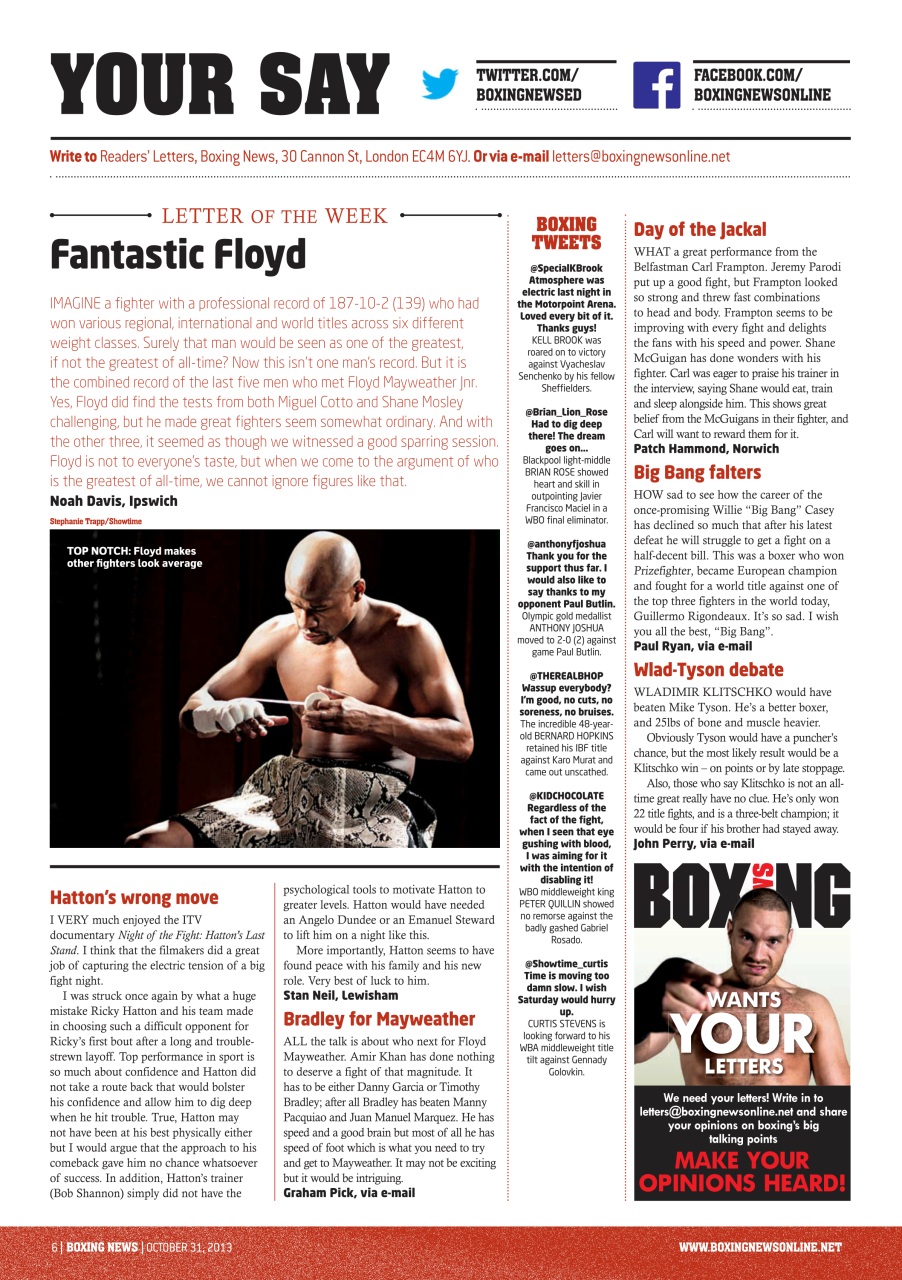 Boxing News Preview Pages