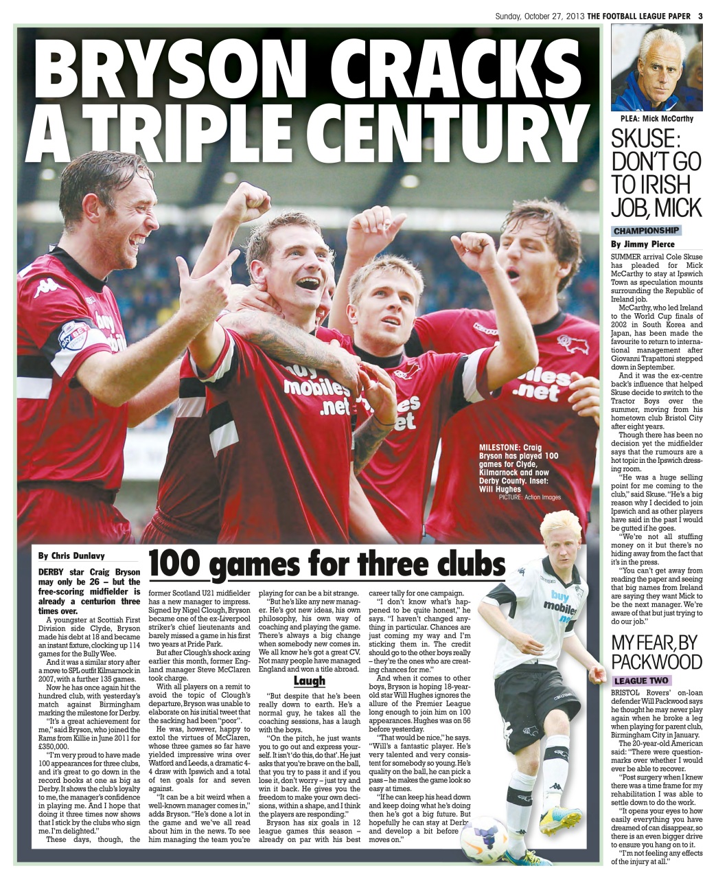 The Football League Paper Preview Pages