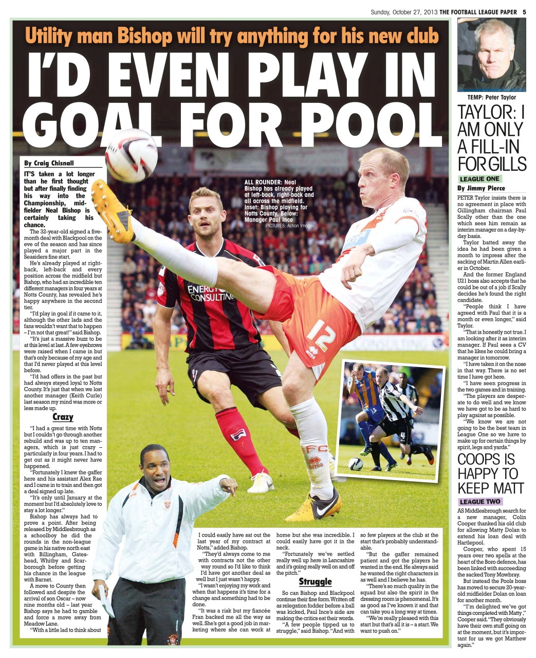 The Football League Paper Preview Pages