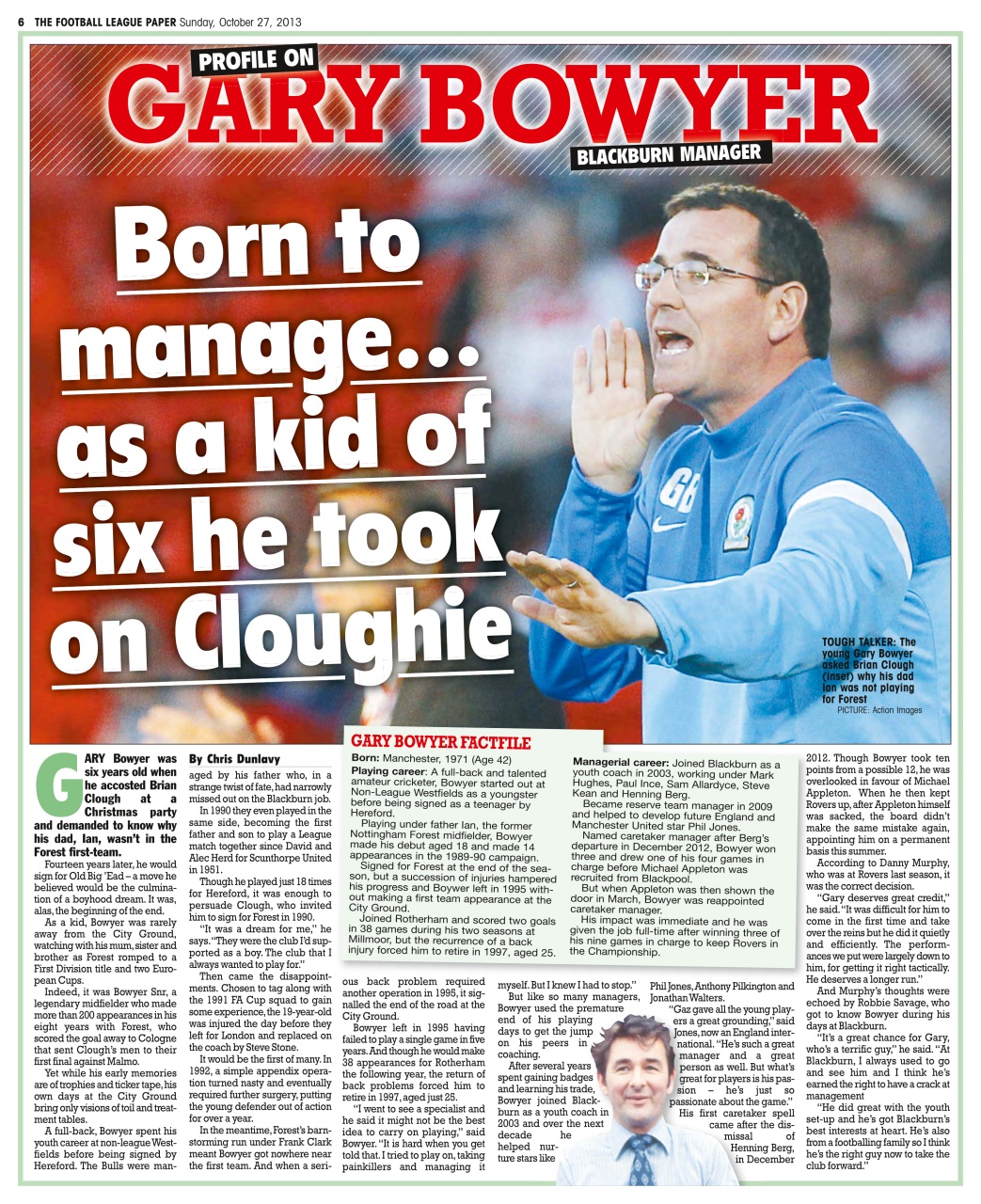 The Football League Paper Preview Pages