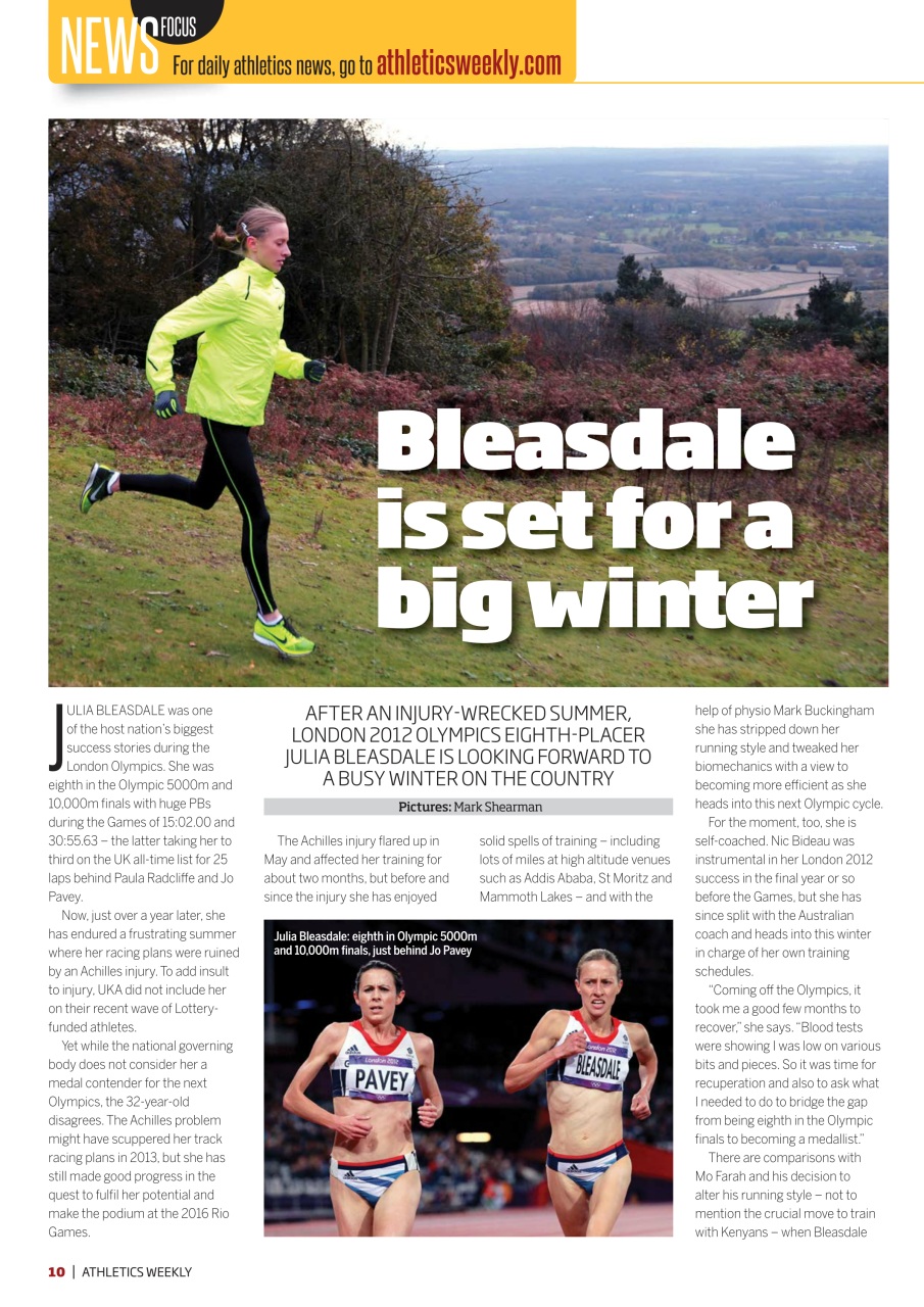AW – Athletics Weekly Magazine Preview Pages