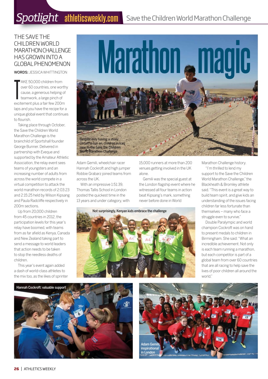 AW – Athletics Weekly Magazine Preview Pages