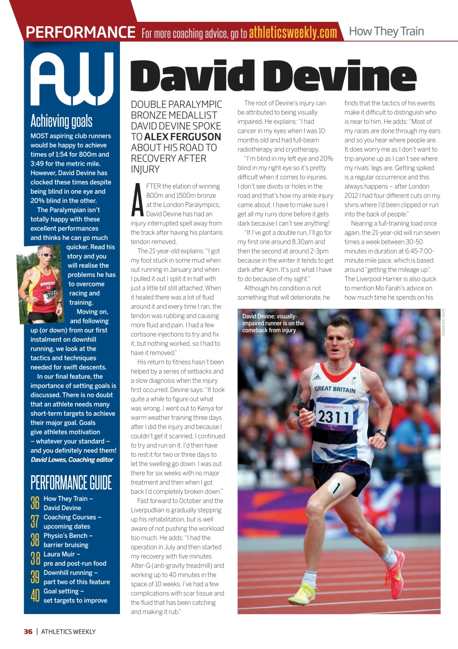 AW – Athletics Weekly Magazine Preview Pages