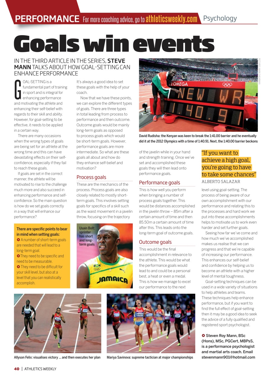 AW – Athletics Weekly Magazine Preview Pages