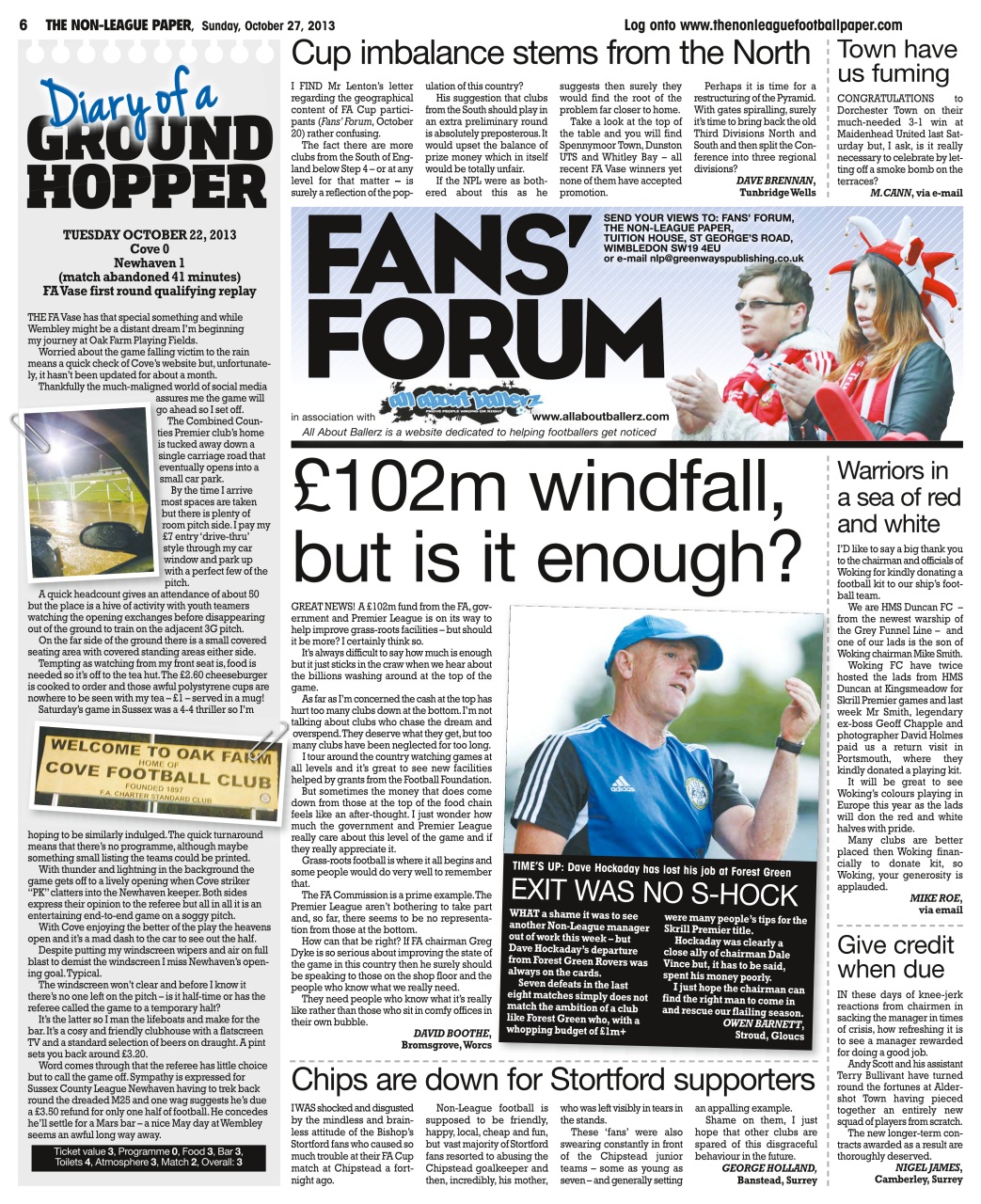 The Non-League Football Paper Preview Pages