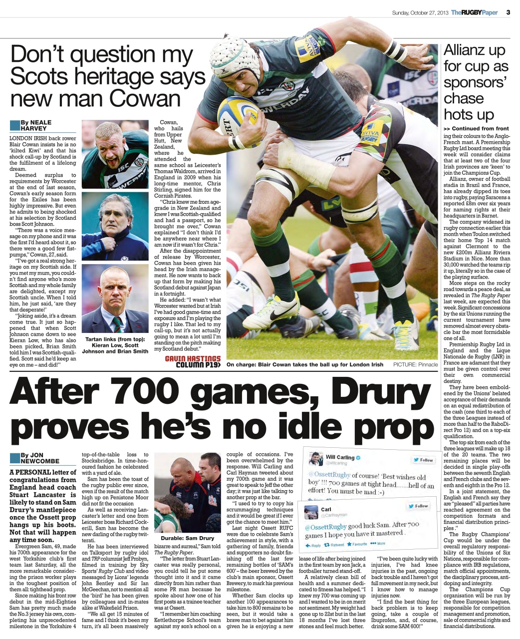 The Rugby Paper Preview Pages