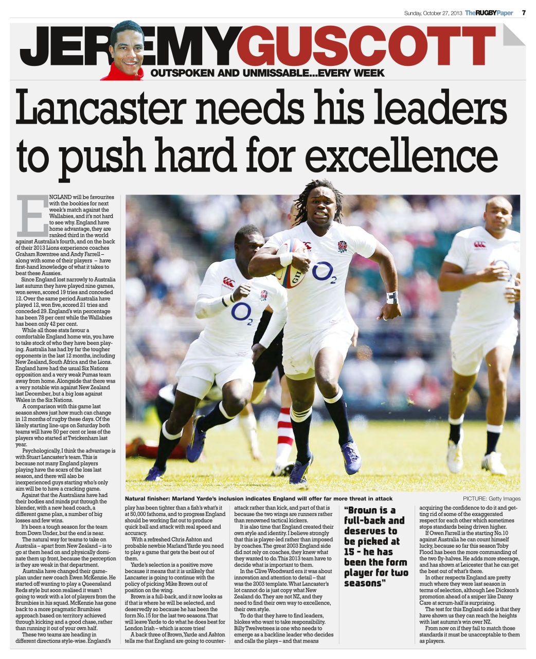 The Rugby Paper Preview Pages