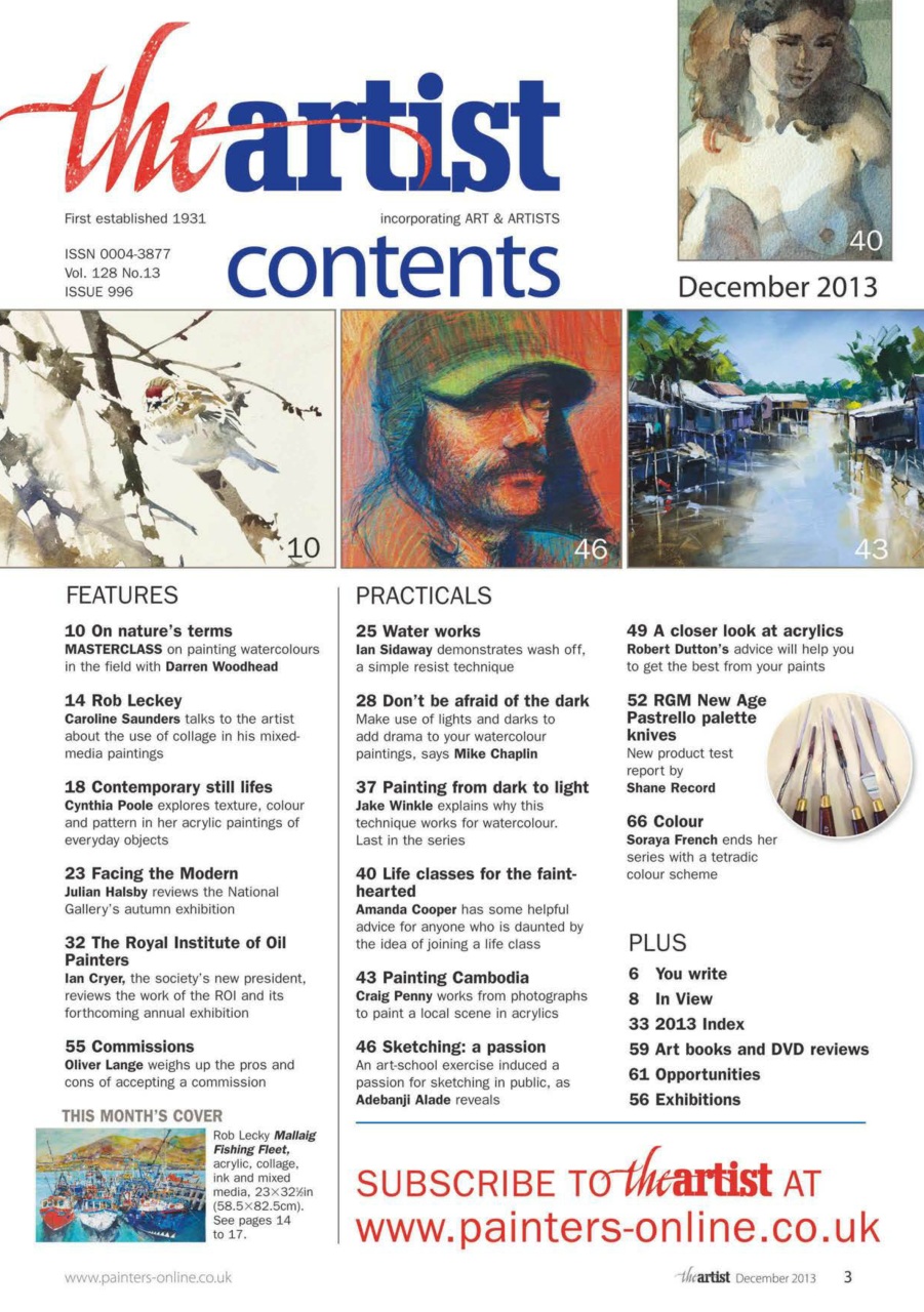 The Artist Preview Pages