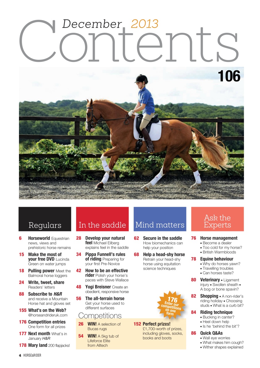 Horse&Rider Magazine - UK equestrian magazine for Horse and Rider Preview Pages