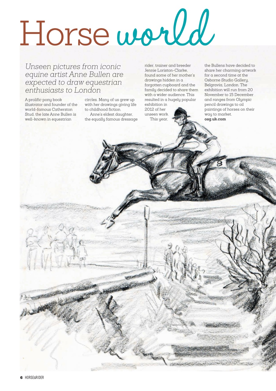 Horse&Rider Magazine - UK equestrian magazine for Horse and Rider Preview Pages