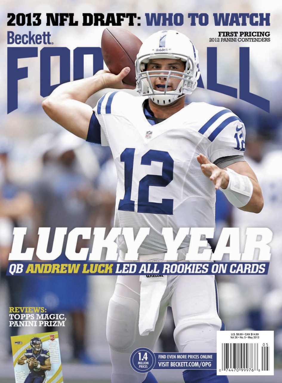 Beckett Football Magazine Preview Pages