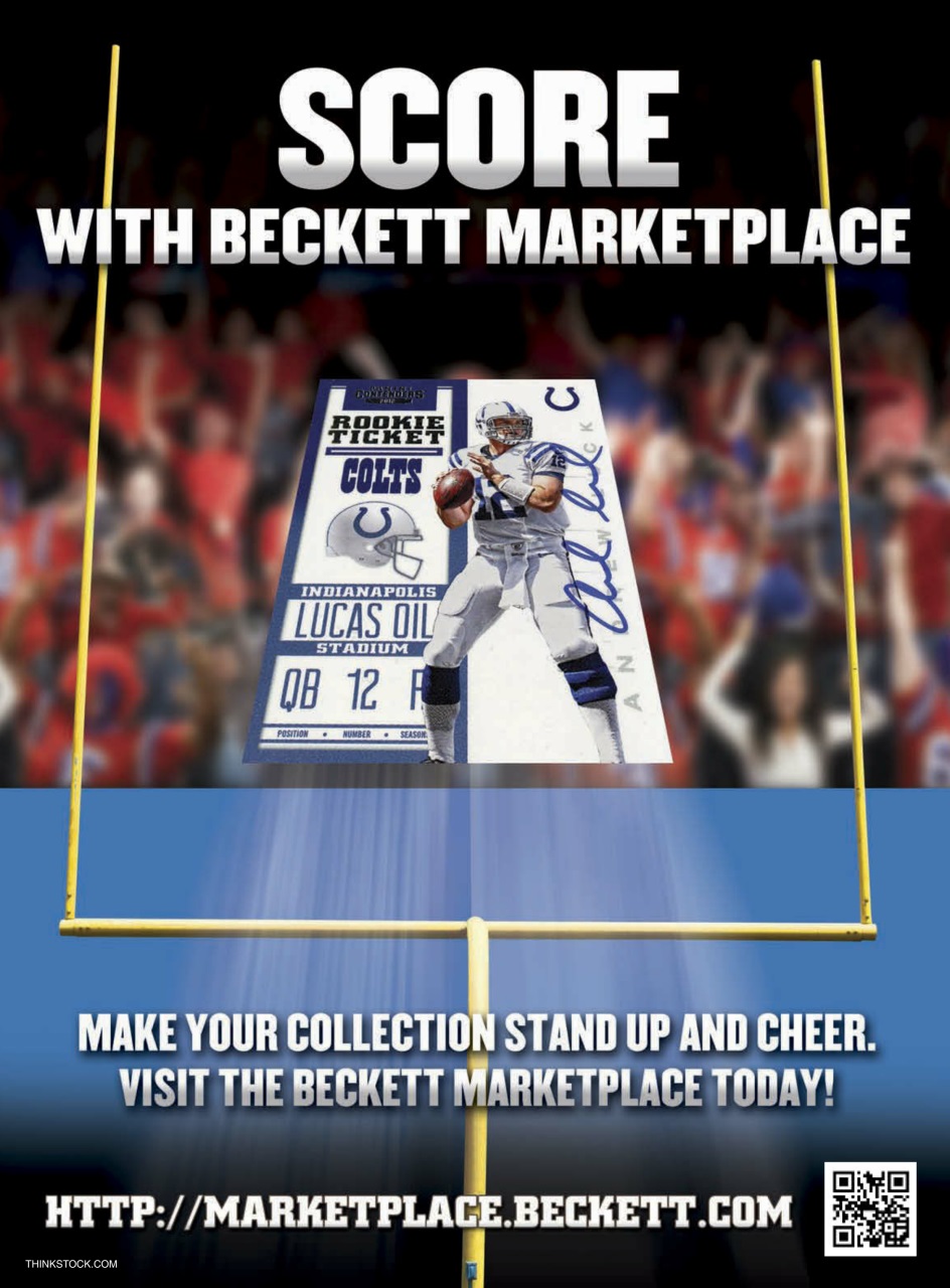 Beckett Football Magazine Preview Pages