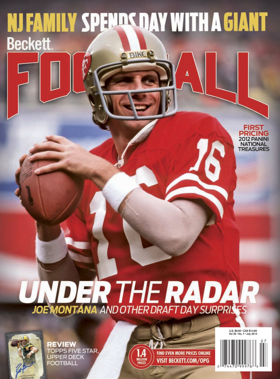 Beckett Football Magazine Preview Pages