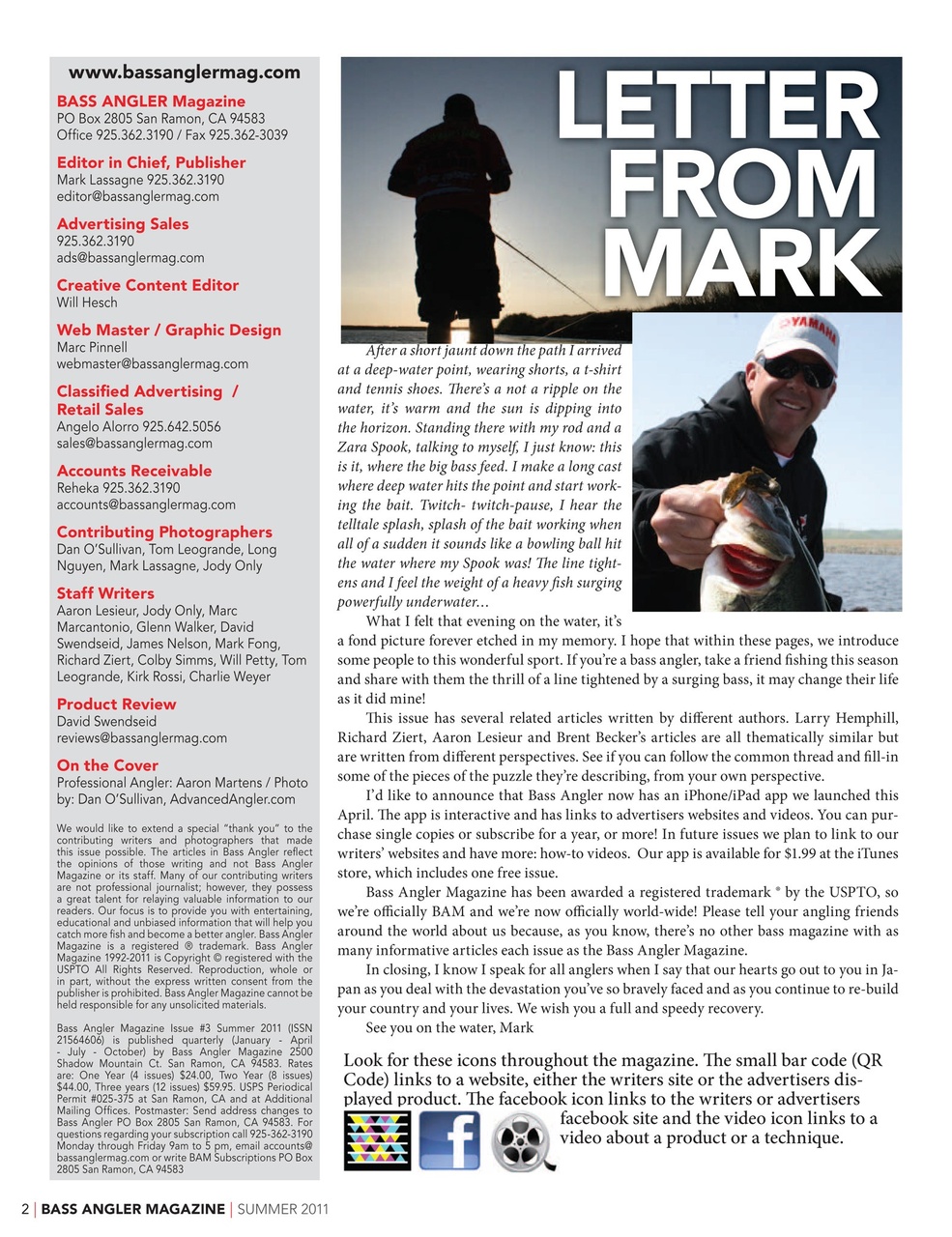 BASS ANGLER MAGAZINE Preview Pages