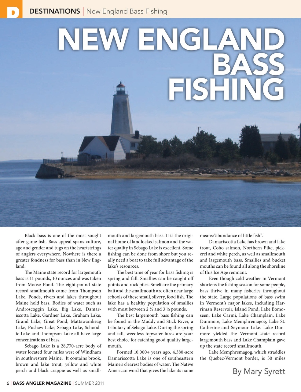 BASS ANGLER MAGAZINE Preview Pages