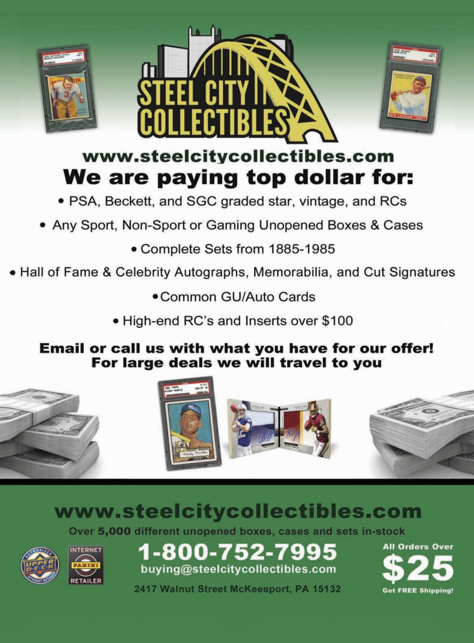 Beckett Football Magazine Preview Pages