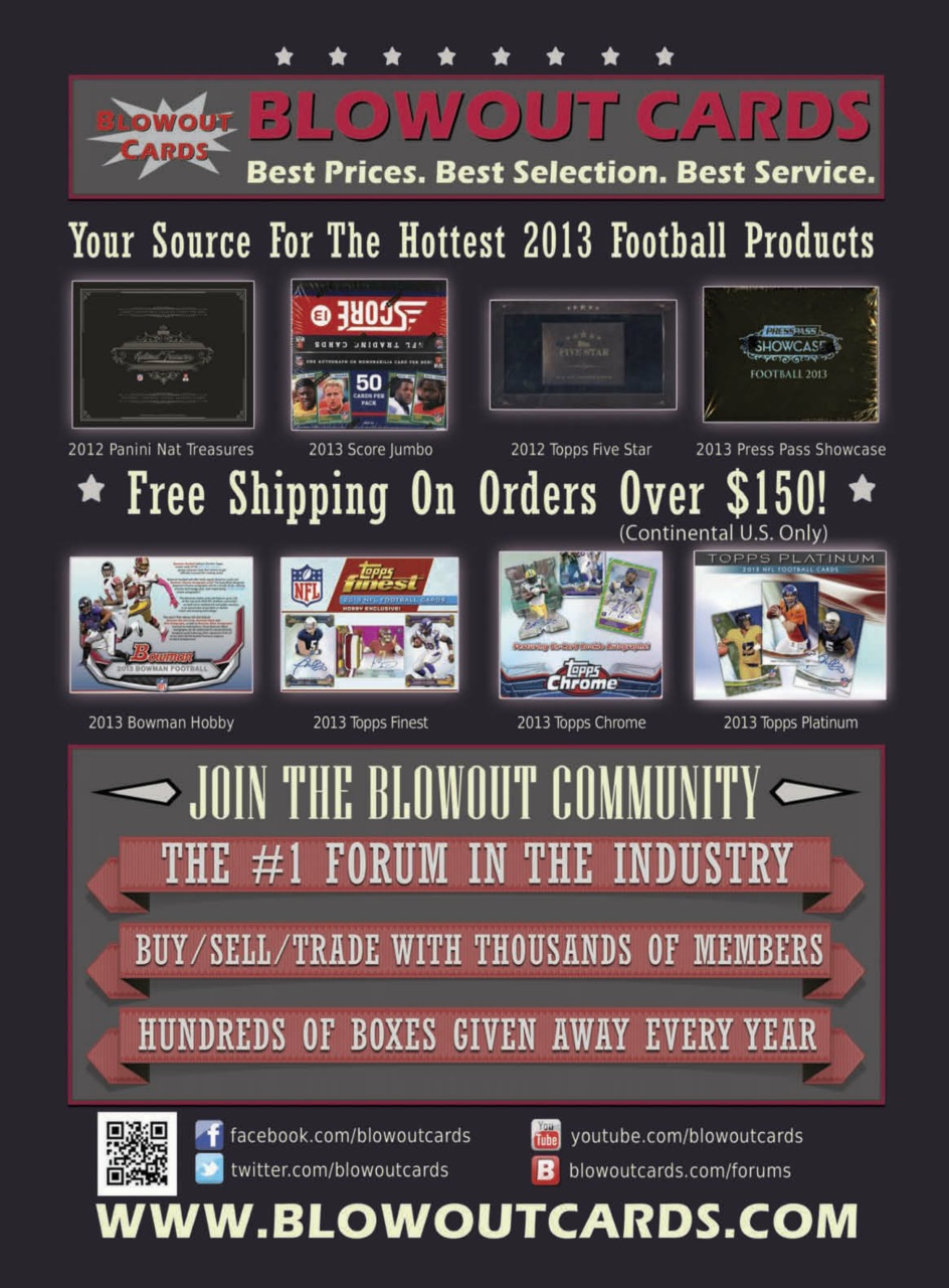 Beckett Football Magazine Preview Pages