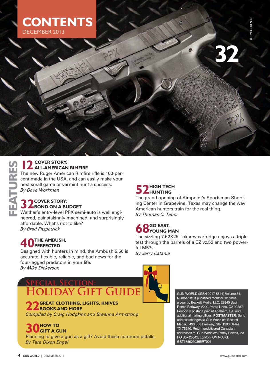 Gun World Preview Pages