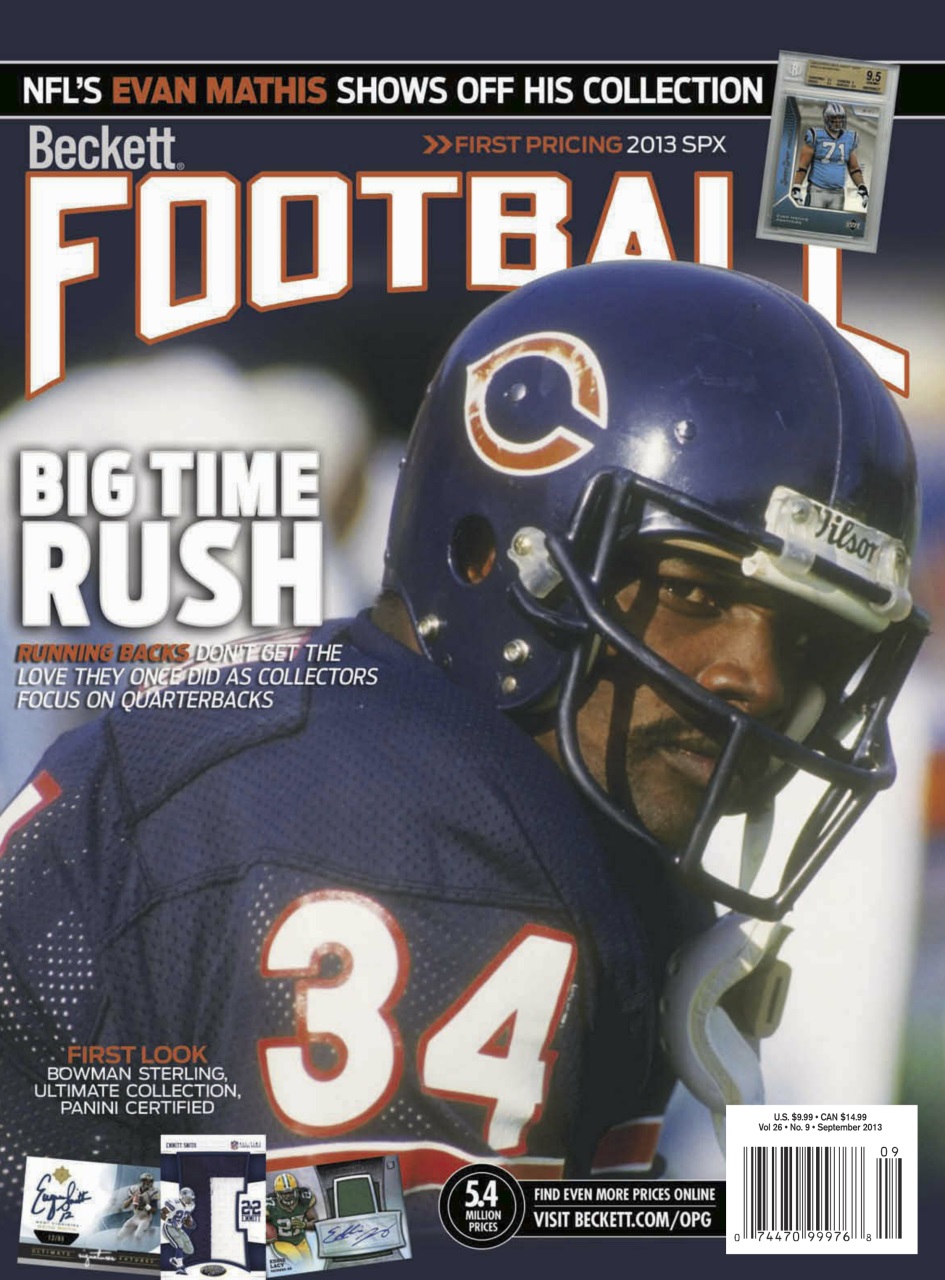 Beckett Football Magazine Preview Pages