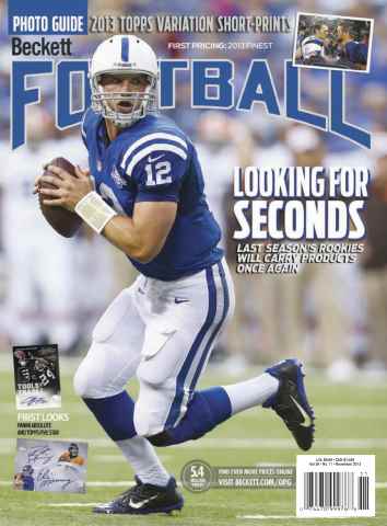 Beckett Football Magazine issue November 2013