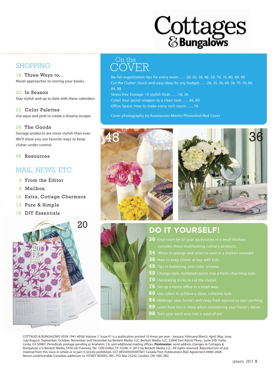 Cottages and Bungalows Preview Pages